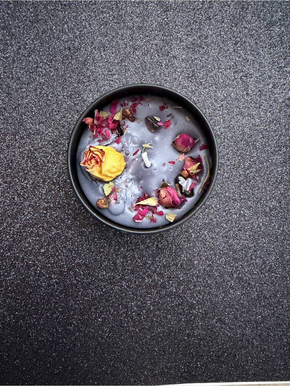 Midnight offering homemade candle